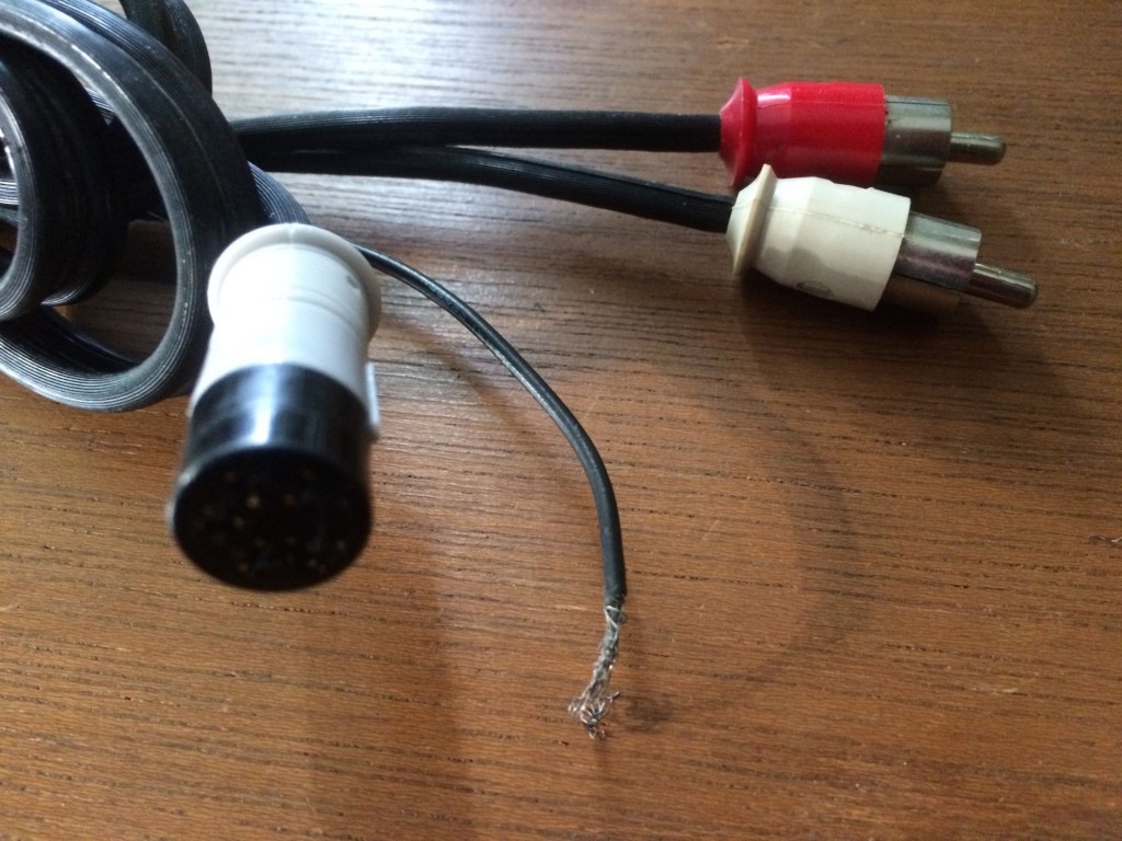 Original Denon 5 pin DIN tonearm cable